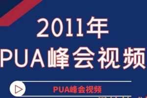 2011年PUA峰会