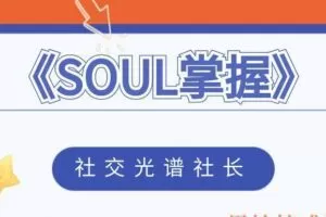 社交光谱社长《SOUL掌握》（编号0503373）