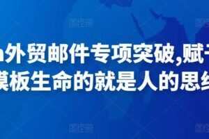 Sarah外贸邮件专项突破，赋予邮件模板生命的就是人的思维