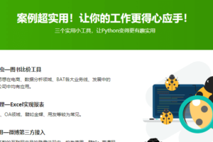 手把手教你把Python应用到实际开发 不再空谈语法