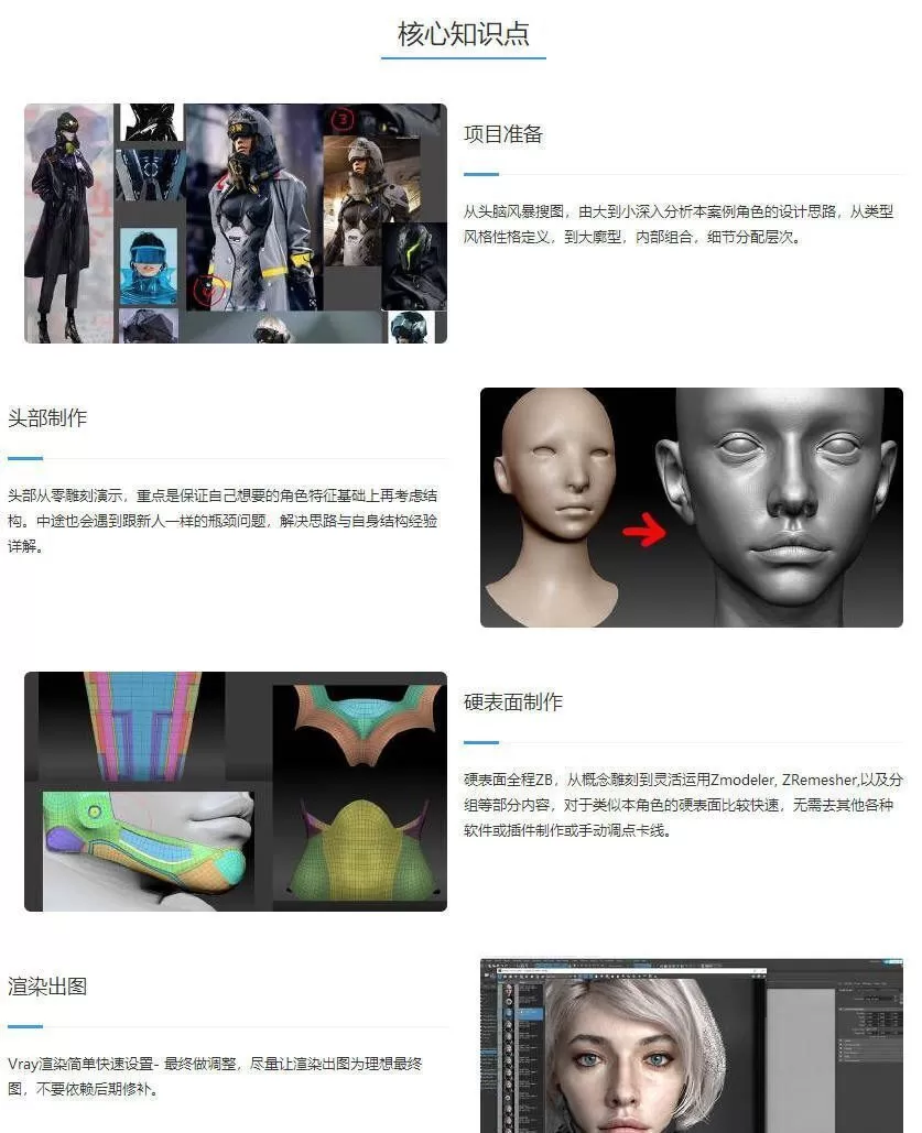 赛博女警影视角色高级案例教学(画质高清有素材) 赛博女警影视角色高级案例教学(画质高清有素材)