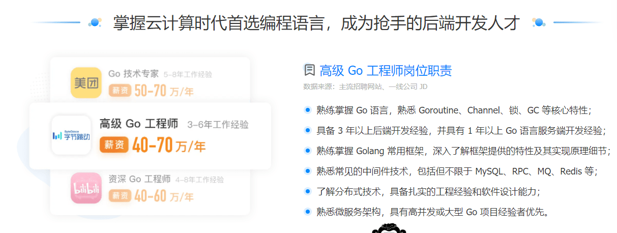 极客大学-Go进阶训练营|完结无秘【价值3299元】 极客大学-Go进阶训练营|完结无秘【价值3299元】