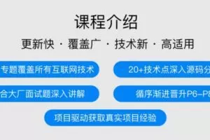 图灵-JAVA互联网架构师五期价值12880元2022年
