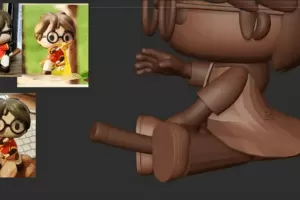 尹大大zbrush训练营2022年4月结课第2期【画质高清有素材】