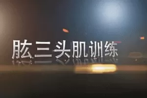 牛男全套健身教学_肱三头