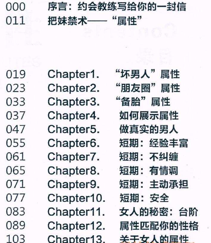 PUANEY倪《属性》目录