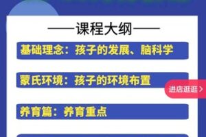 【18[红包]·S2076蒙特梭利新手妈妈12-28月分龄课吴晓辉】