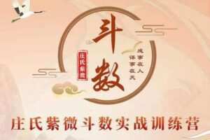 【199[红包]·S2205【庄氏紫微】国学摇篮·庄氏紫微斗数实战训练营】