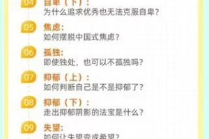 【9[红包]·S2628彭凯平 · 情绪管理：心理学家的30个锦囊】