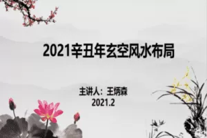 【捐赠6.6[红包]·《炳森国学讲堂-2021辛丑年玄空风水布局精讲》】