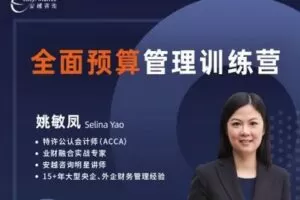 【捐赠29.9[红包]·《Z0185-安越咨询-全面预算管理训练营》】