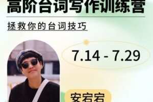 【捐赠29[红包]·《Z5131-后浪电影-【线上课程】安宕宕：高阶台词写作训练营》】 【原版无水印】