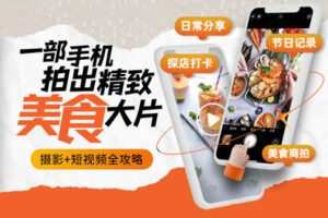 【捐赠15[红包]·《Z5194-Sir电影私塾-摄影+短视频全攻略：一部手机拍出精致美食大片》】 【原版无水印】