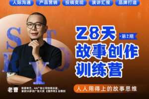 【捐赠29[红包]·《Z5202-Sir电影私塾-【28天故事创作营-第2期】：人际沟通 |演讲汇报| 品牌打造| 产品营销 | 投稿变现》】 【原版无水印】