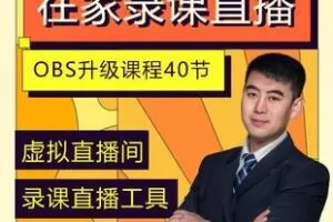 【捐赠[红包]29.90·《AL5241-一个软件在家轻松搞定录课直播（obs软件教学）_鲁老师的小猪微课》】
