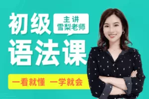 【捐赠19.9[红包]·《Z1679-雪梨老师课堂-【雪梨老师】初级英语语法课》】