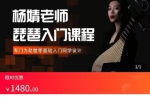 【捐赠59.9[红包]·《Z5878-海豚知道-杨婧【初级】琵琶入门课程》】 【原版无水印】