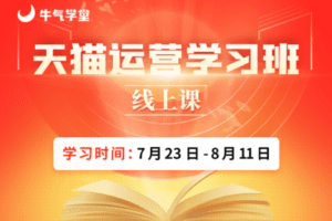 【捐赠49.9[红包]·《牛气学堂-第5期【天猫运营学习班】（线上课）》】