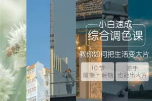 【捐赠19.9[红包]·《Z5715-尚维摄影研习社-0基础综合调色课（含前期要点和后期操思路）》】 【原版无水印】