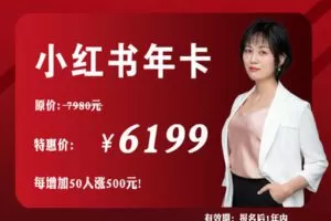 【捐赠129.9[红包]·《Z2556-厦九九写作赋能学院-小红书学习年度训练营（2022年）》】