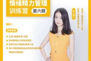 【捐赠129.9[红包]·《Z4749-酷炫脑琳子博士-情绪精力管理60天提升营（第六期）5980》】