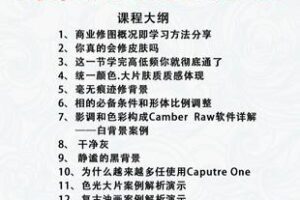 【捐赠39.9[红包]·《Z6086-基础修图课直播版_摄影师贾云龙》】 【原版无水印】