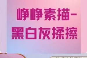 【捐赠6.6[红包]·《Z6169-峥峥素描-黑白灰与揉擦_峥峥素描》】 【原版无水印】