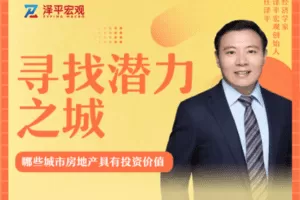 【捐赠19.9[红包]·《Z6394-泽平宏观-寻找潜力之城——哪些城市房地产具有投资价值？》】 【原版无水印】