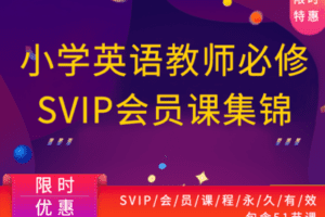 【捐赠19.9[红包]·《教师盒子-小学英语教师必修【SVIP会员】》】