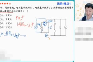 袁帅 高二物理2021年秋季冲顶班