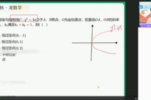 刘秋龙 高二数学2021年秋季尖端班