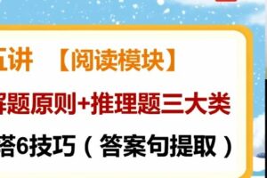 张冰瑶 高三英语2022年寒假班