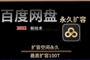 百度网盘无限扩容技术，外面卖399的，自用或出售都可以