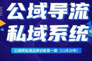 Peter·公域转私域品牌训练营，全套起号打法+沉淀私域系统，企业引流个人微信
