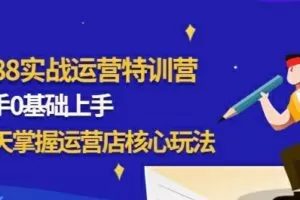 1688实战运营特训营,新手0基础上手,21天掌握运营店核心玩法