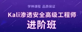 学神-Kali安全高级工程师进阶班第二阶段25期|2021年|完结无秘