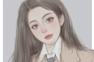 皮埃尔ipad插画团练课美型人物头像2021年3月结课