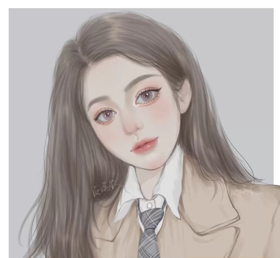 皮埃尔Ipad插画团练课美型人物头像2021年3月结课