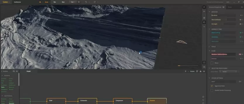 Gaea逼真自然地形环境核心技术训练视频C4D教程2021年【画质高清有素材】 Gaea逼真自然地形环境核心技术训练视频C4D教程2021年【画质高清有素材】