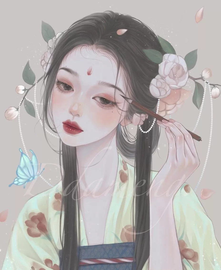 狄大萌Ipad头像团练第1期2021年3月完结【画质高清有笔刷】