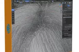 Blender女性头发造型实例制作【画质高清有素材】