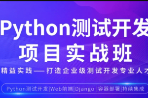 松勤-Python测试开发项目实战课程3期|2022年|课件完整|价值12000元|完结无秘