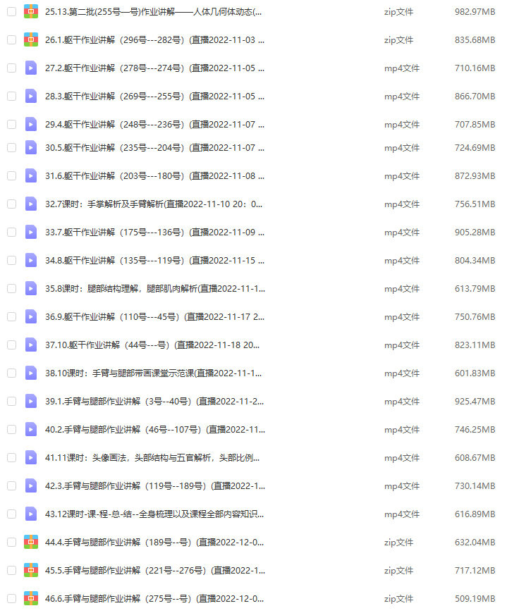 大木画画人体结构第7期2022年12月已结课【画质高清只有视频】