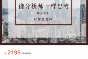 像分析师一样思考