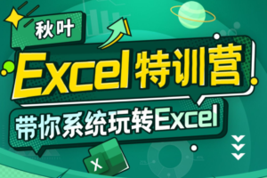 秋叶 Excel数据处理训练营