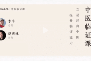 李辛·赵前林《中医临证课》