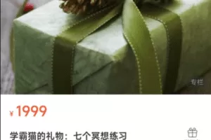 学霸猫的礼物：七个冥想练习