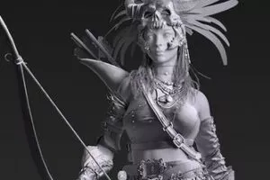 影视人物角色女猎案例教程模型篇【画质高清只有视频】