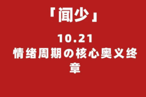 闻少– 情绪周期&核心奥义终章20221021