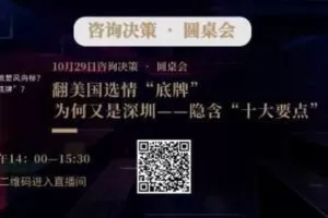 【捐赠19.9[红包]·《Z1157-福卡智库-美国选情底牌与深圳背后深意》】